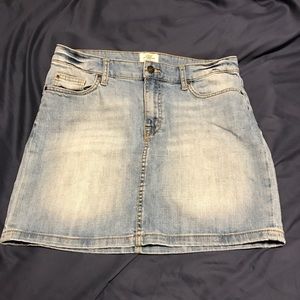 (2) H&M Denim Mini Skirts